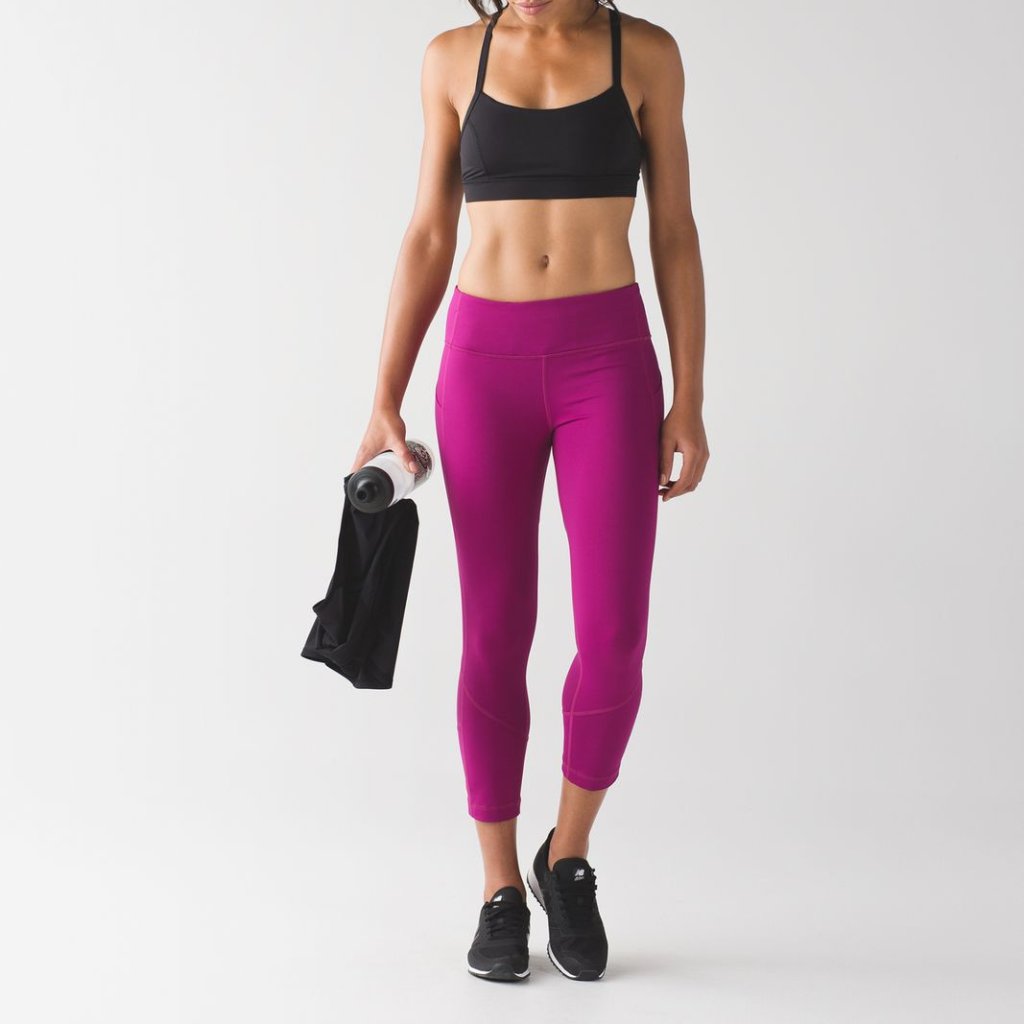 Lululemon Pace Rival Crop Deep Fuschia Size 4